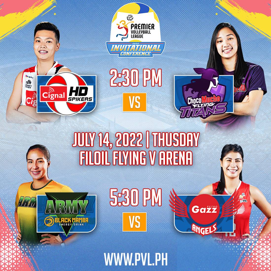 PVL Season 5 Invitational-CIGNAL vs CHOCO/ARMY vs PETRO