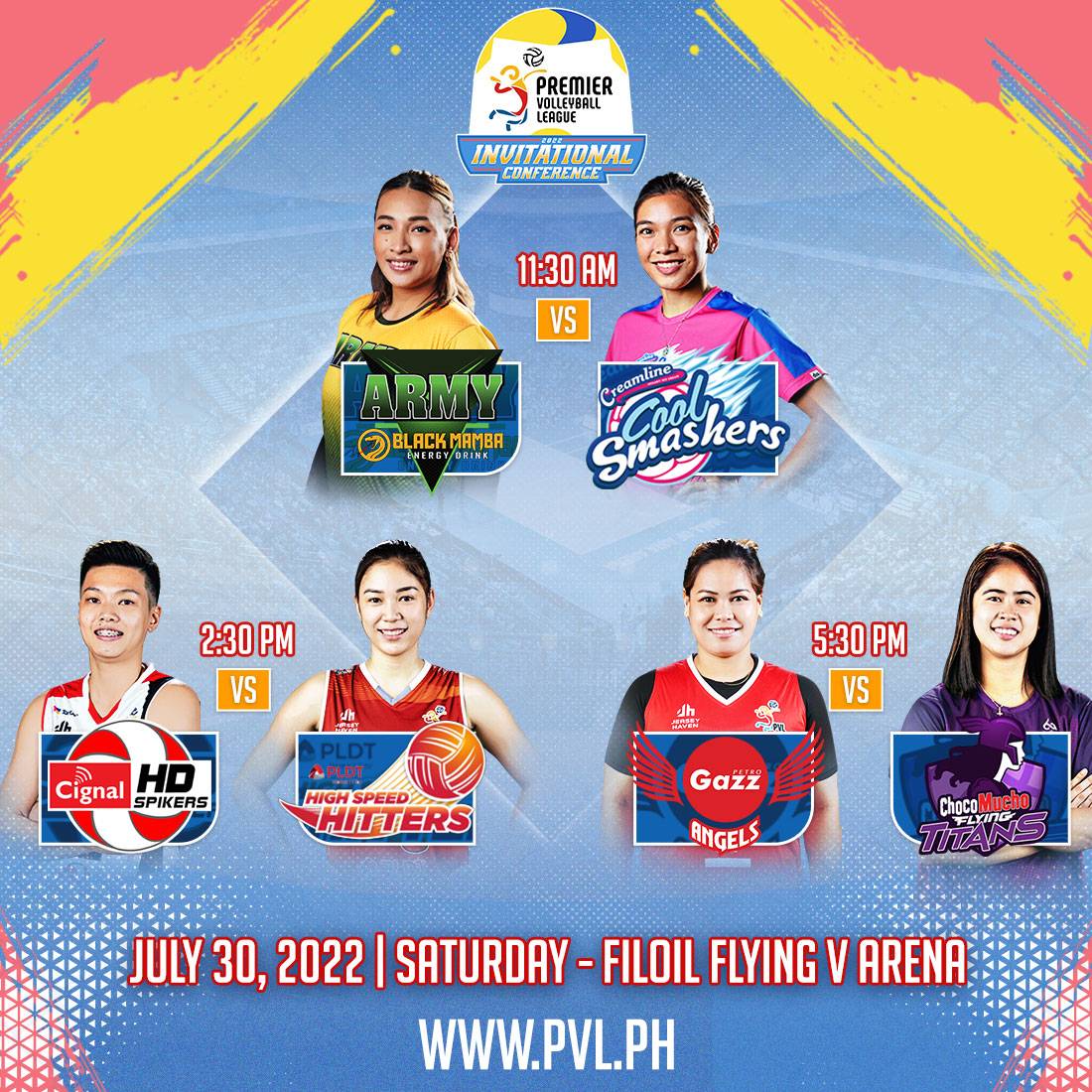 PVL Season 5 Invitational-CREAMLINEvARMY / PLDTvCIGNAL / PETROvCHOCO