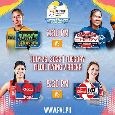 PVL Season 5 Invitational-ARMY vs CHERY/PETRO vs CIGNAL