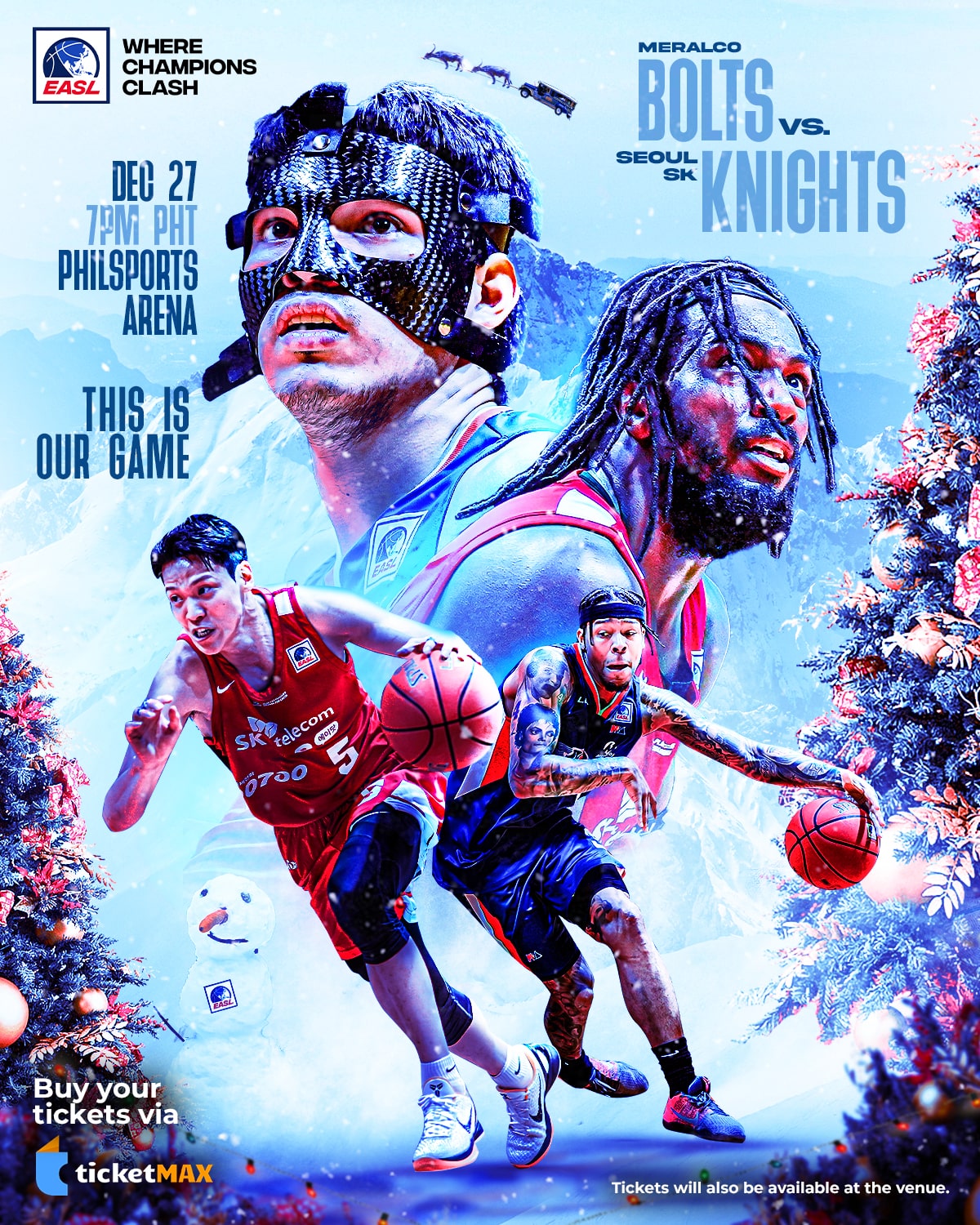 EASL: MERALCO BOLTS v SEOUL SK KNIGHTS