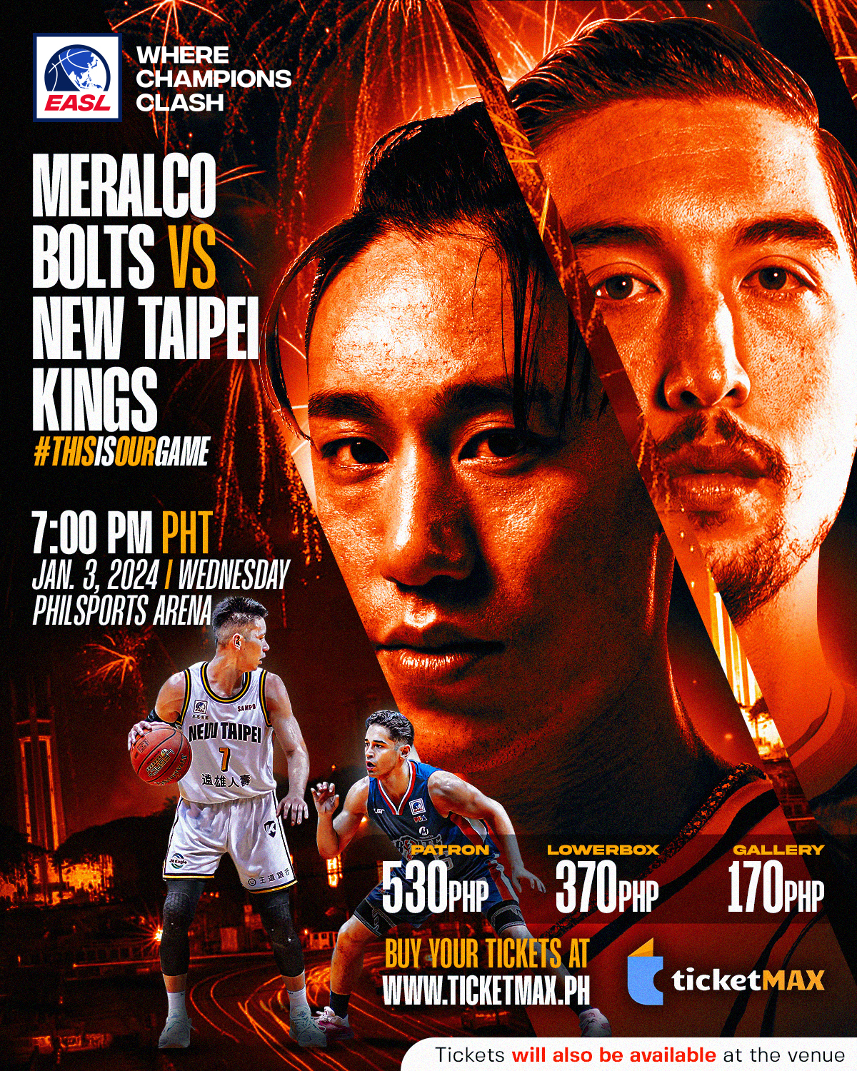 EASL: MERALCO BOLTS v NEW TAIPEI KINGS