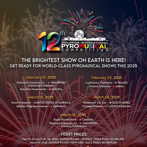 12th PHILIPPINE INTERNATIONAL PYROMUSICAL COMPETITION