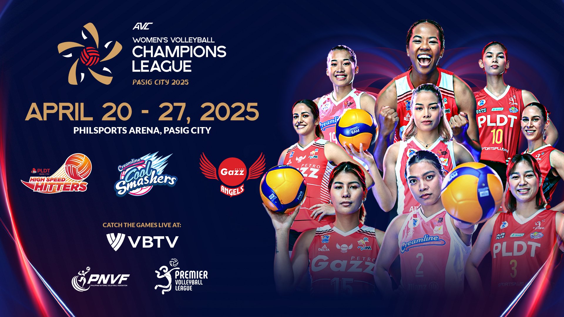 AVC WOMEN'S VOLLEYBALL CHAMPION'S LEAGUE 2025: TAIPOWER vs VTV BINH DIEN LONG AN | PETRO GAZZ vs BAIC MOTOR VC