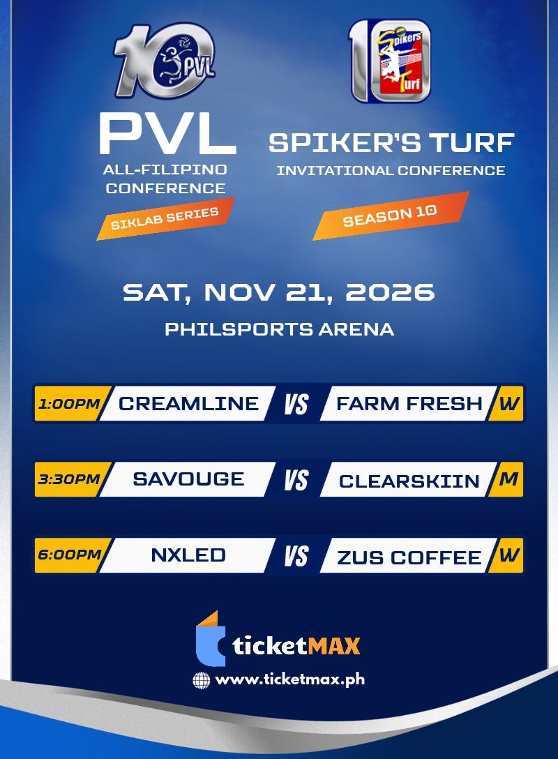 CREAMLINE vs FARM FRESH, SAVOUGE vs CLEARSKIIIN, NXLED vs ZUS COFFEE - PVL AFC 2026 SIKLAB SERIES