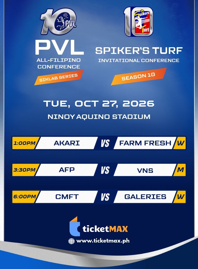AKARI vs FARM FRESH, AFP vs VNS, CHOCO MUCHO vs GALERIES - PVL AFC 2026 SIKLAB SERIES